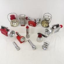 Collection of vintage flash lights