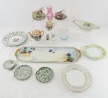 Japanese & Other Porcelain Tray, Tea Cups & More