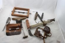 Anvil, Scale, Civil War Fork, Heel Cleats, Tools