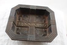 S.F.CO.CIN.O. Railroad Cast Iron Umbrella Drip Pan