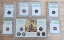 LINCOLN PENNY COLLECTOR LOT VARIOUS PENNIES AND MINTAGES