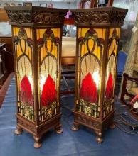 Stained Glass Pedestals