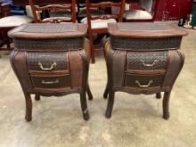 Pair Small Side Tables