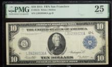 1914 $10 FRN San Francisco L39299306A PMG25