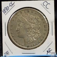 1890-CC Morgan Dollar XF Key Date