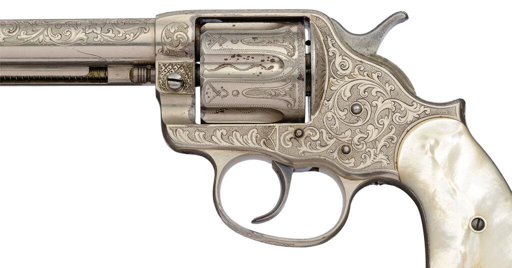 John H. Burns Inscribed Engraved Colt Model 1878 D.A. Revolver