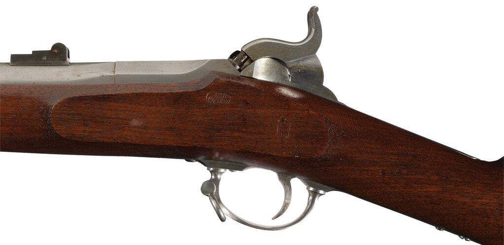 Civil War U.S. Lindsay "Two Shot" 1863 Double Percussion Rifle