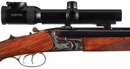 Factory Engraved Krieghoff Optima Drilling with Swarovski Scope