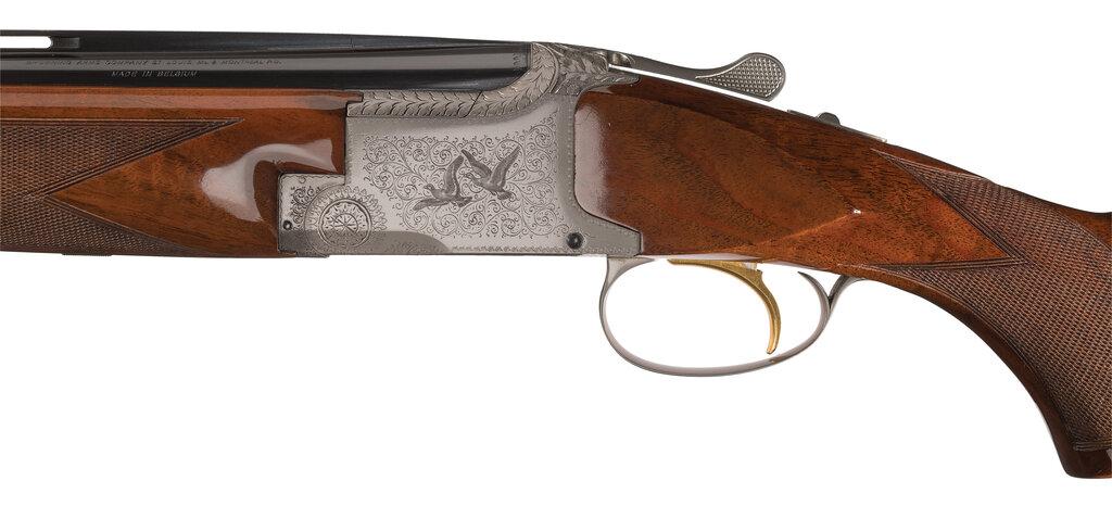 Belgian Browning Superposed 28 Gauge Pigeon Grade Shotgun