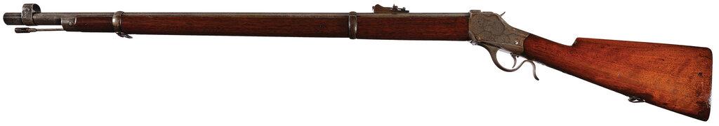 Flat Side Winchester Model 1885 .45 2 4/10 Sharps Musket