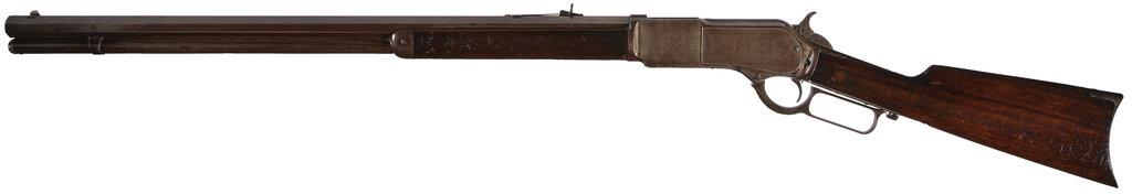 Winchester First Model 1876 "Open Top" Lever Action Rifle