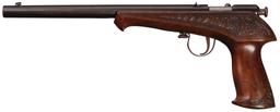 Winchester Prototype Model 1902 Single Shot Bolt Action Pistol