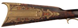 Engraved John Fleeger Percussion American Long Rifle