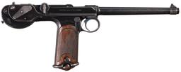 Loewe Model 1893 Borchardt Pistol with Accessories
