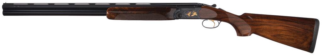 Engraved and Inlaid Beretta 687 Silver Pigeon IV Shotgun