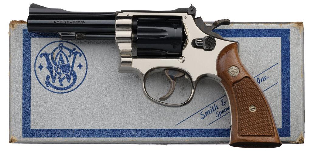 Smith & Wesson Two-Tone "Pinto" Model 18-3 Revolver with Box