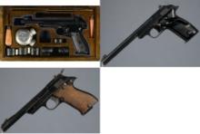 Three European Semi-Automatic Target Pistols