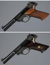 Two High Standard Semi-Automatic Rimfire Pistols
