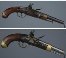Pair of French An XIII Flintlock Pistols