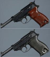 Two P.38 Semi-Automatic Pistols