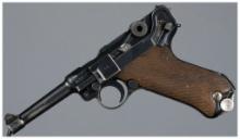 German Mauser "42" Date "byf" Code P.08 Luger Pistol