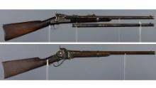 Two Antique American Saddle Ring Carbines