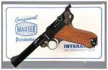 Mauser/Interarms Parabellum Sport Luger Semi-Automatic Pistol