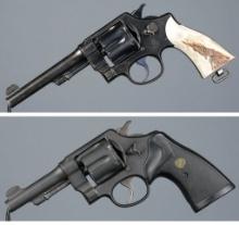 Two Brazilian Contract Smith & Wesson Model 1917 Revolvers