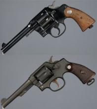Two Military Double Action Revolvers