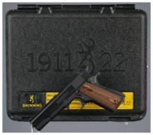 Browning Model 1911-22 Semi-Automatic Pistol with Case