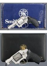 Two Smith & Wesson AirLite Double Action Revolvers with Boxes