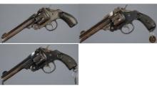 Three Spanish Double Action Revolvers