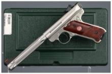 Ruger Mark III Target Hunter Semi-Automatic Pistol with Case