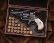 Factory Engraved Colt New Line .41 Spur Trigger Revolver