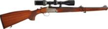 Factory Engraved Gebruder Merkel K1 Single Shot Rifle with Case