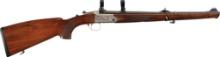 Factory Engraved Gebruder Merkel K1 Single Shot Rifle