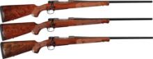 Winchester Model 70 North American Game Three Gun Set