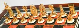 The Treasures Of Tutankhamun Chess Set By The Franklin Mint