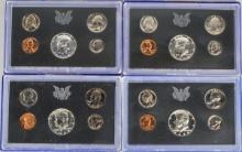 4 U.S. Proof Sets; 2 - 1968, 1969, 1970