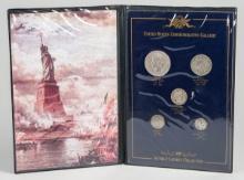 U.S. Commemorative Gallery Antique Liberty Collection; 5 Coin Set