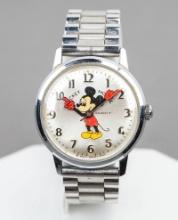Vintage Helbros Mickey Mouse Watch, 32mm Size