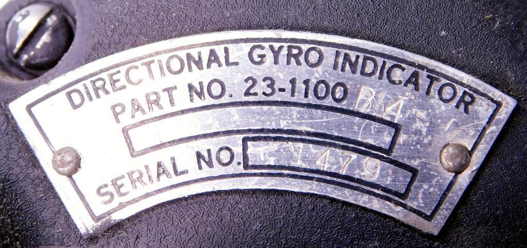 Garwin Directional Gyro Indicator, 23-1100