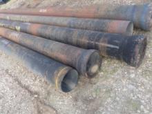 5-10" IRON CAST PIPE - 20' LONG