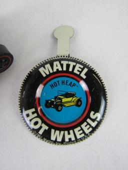 Vintage 1968 Hot Wheels Redline Hot Heap with Metal Badge