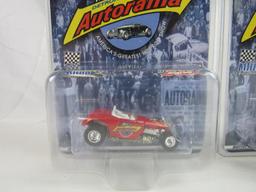 (2) Hot Wheels 2002 Detroit Autorama Ltd. Edition Deuce Roadster- Real Riders
