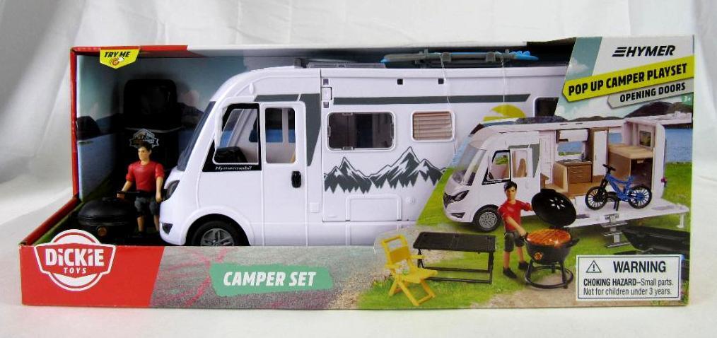 Dickie Toys Hymer Pop Up Camper Playset NIP