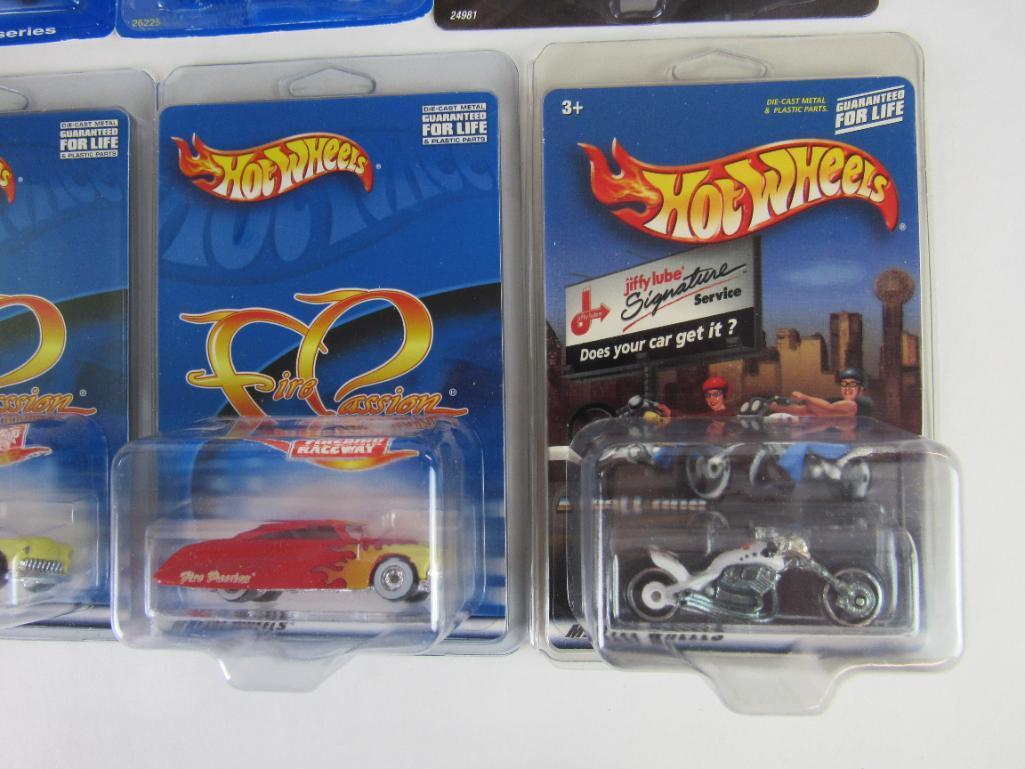 Lot (11) Hot Wheels 1:64 Special Editions- K-B, JC Whitney, Pace, Firebird Raceway, Etc- Real Riders