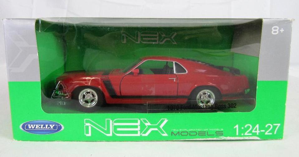 Excellent Welly NEX 1/24 Scale 1970 Ford Mustang Boss 302 Diecast Car MIB