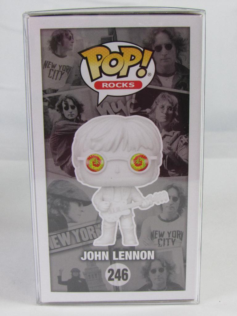 (2) Funko Pop Rock #246 John Lennon Figures Base & Chase MIB