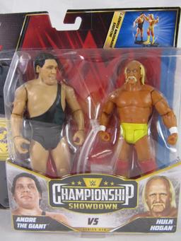Mattel WWF Championship Hulk Hogan/ Andre the Giant Figure Pack MOC